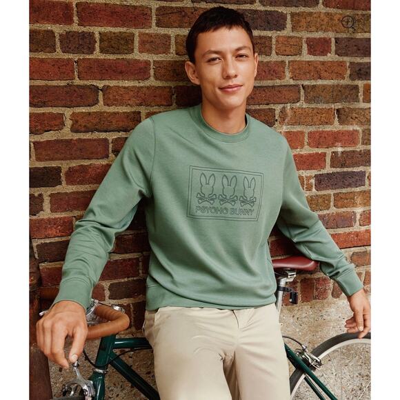 Psycho Bunny Men's Laurel Wreath Sweatshirt - XL - New - Picture 1 of 9